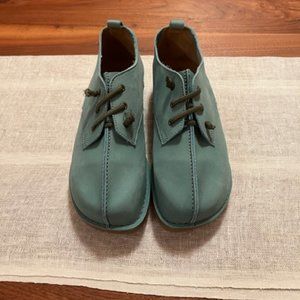 Gudrun Sjoden Teal/Blue Suede Shoes